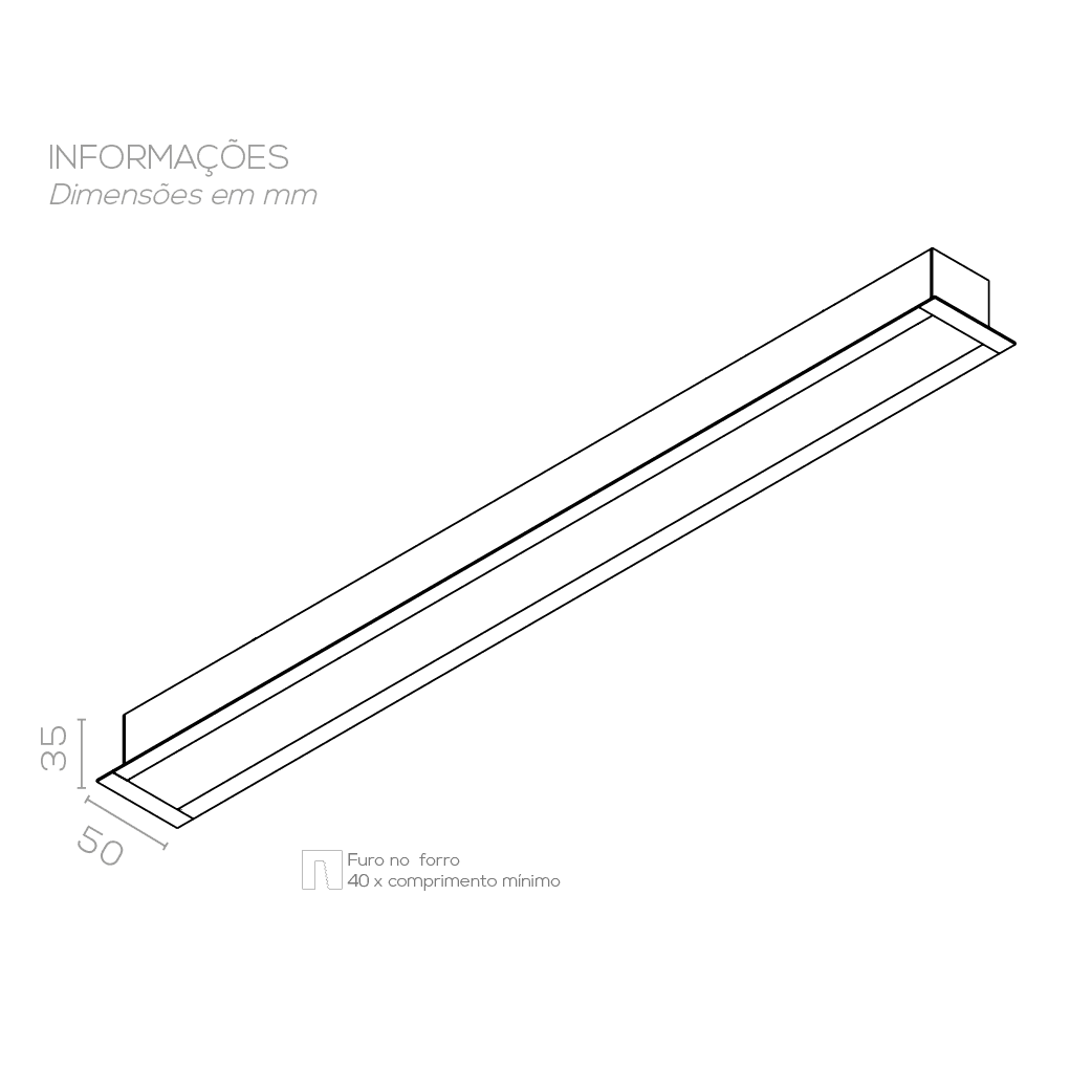 PERFIL LED P5035EB - Imagem 2