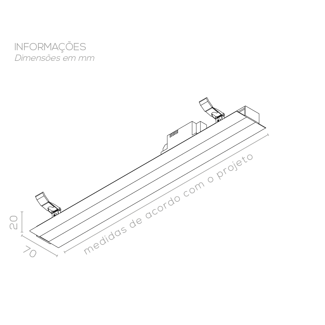 PERFIL LED Easy Lens 70 - Imagem 2