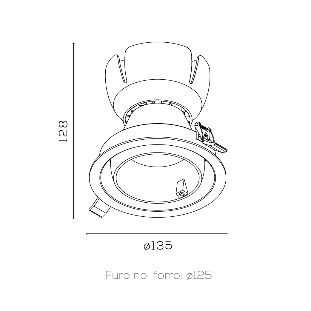 Luminária de embutir IA - Imagem 3