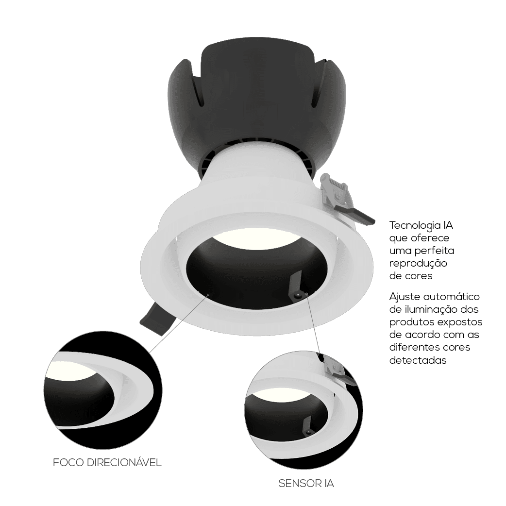 Luminária de embutir IA - Imagem 2