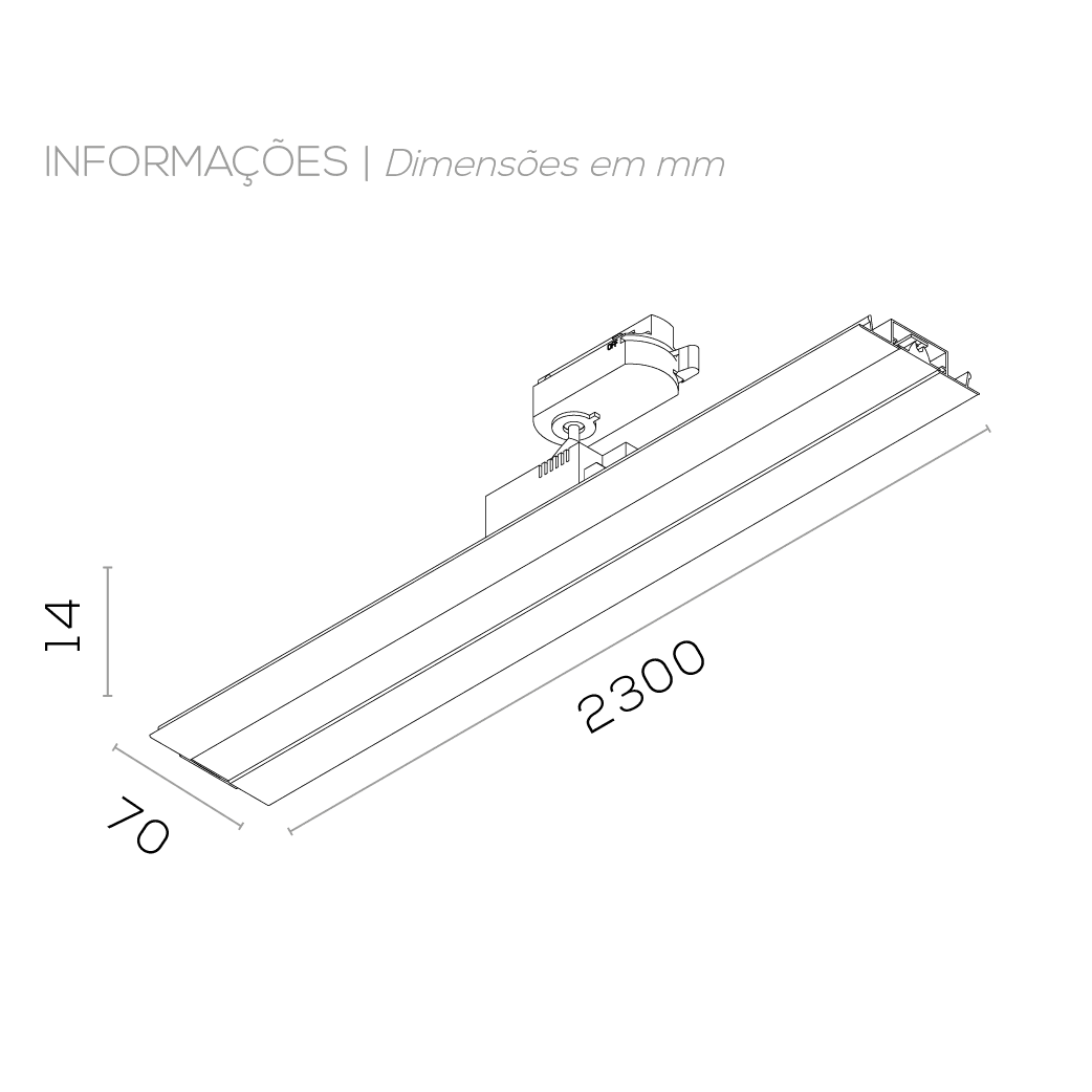 Luminária de embutir Easy Lens 70 - Imagem 2