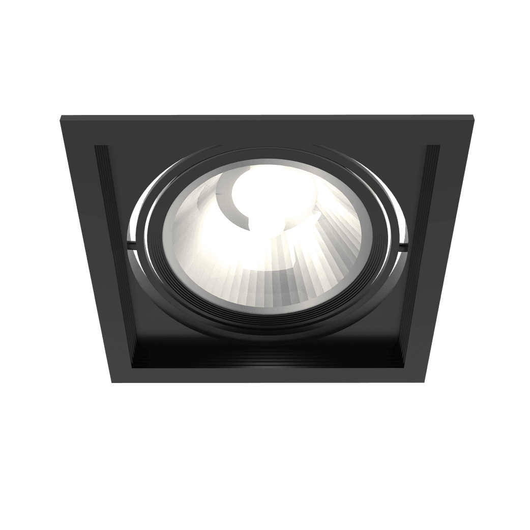 Luminária de embutir Twistar Flat 185 x1