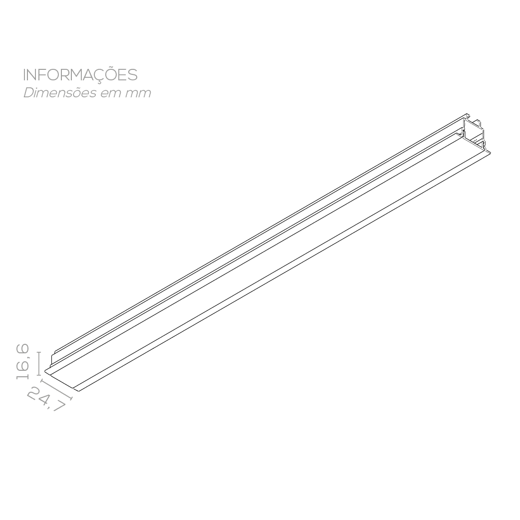 PERFIL LED P2416EB - Imagem 2