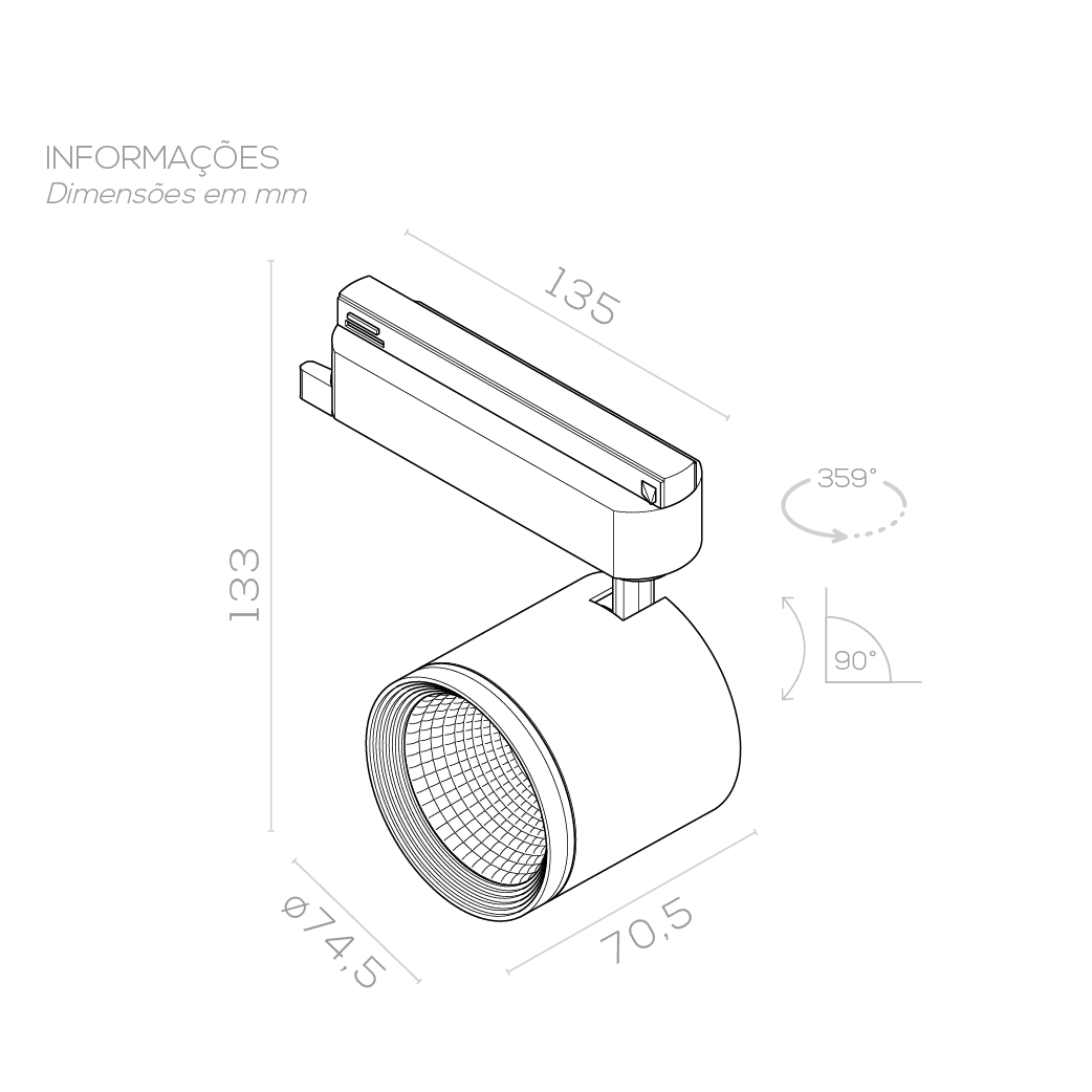 SPOT PY 1000/2000 lm - Imagem 2
